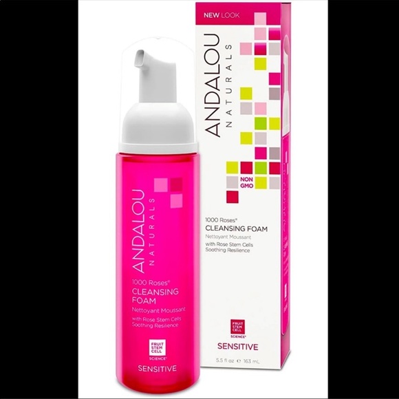 Andalou Naturals cleansing foam w/rose stem cells - Picture 1 of 7
